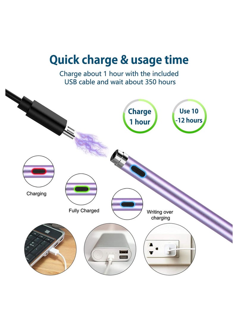 ELTRAZONE Active Stylus Pens for Touch Screens, Digital Stylish Pen Pencil Rechargeable Compatible with Most Capacitive Touch Screens - Image 4