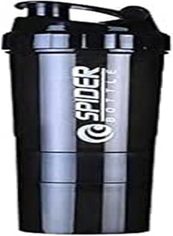 Spider Protein Shaker Bottle, 500ml, Polypropylene, Fitness, Sports, Travel, Everyday Use