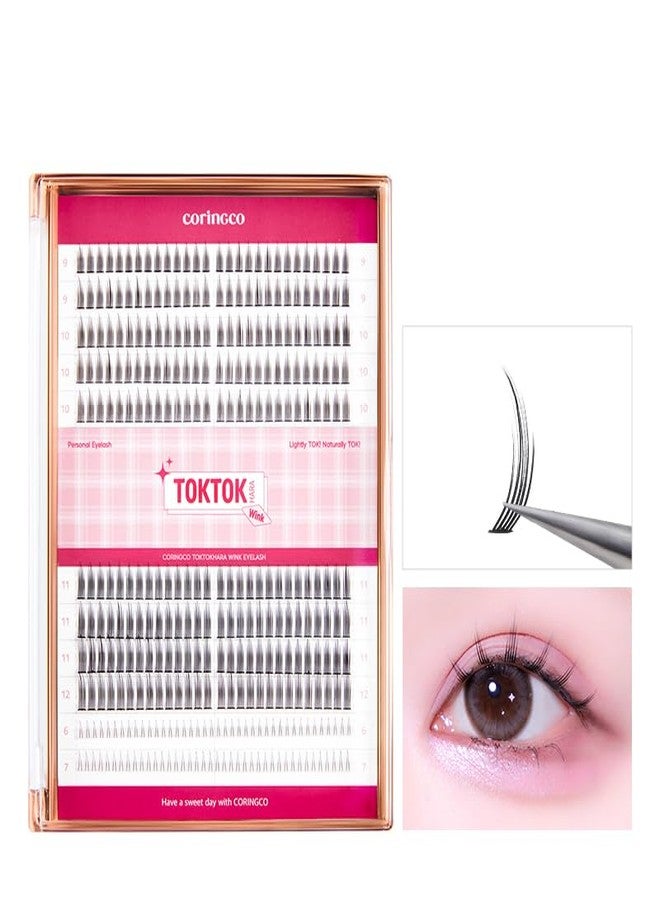 CORINGCO Toktok Hara Wink Fake Eyelashes (Mix set) - Image 1
