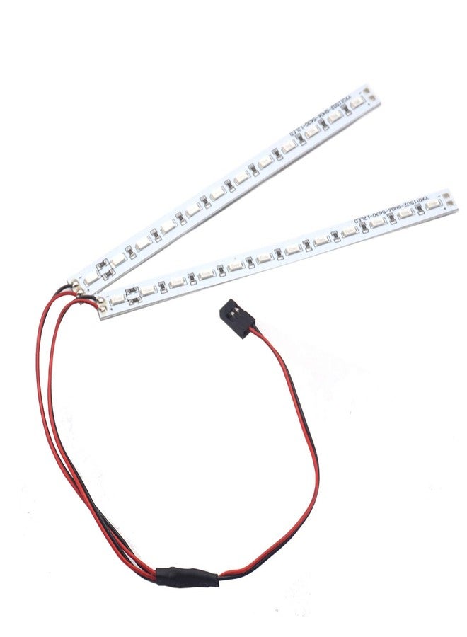 Vgoohobby RC 24Leds Chassis Light Aluminum Decorative Dazzle LED Strip 6V Compatible with HSP HPI Recat Racing 1/8 1/10 RC Car Crawler Buggy Truck (Blue) - Image 1