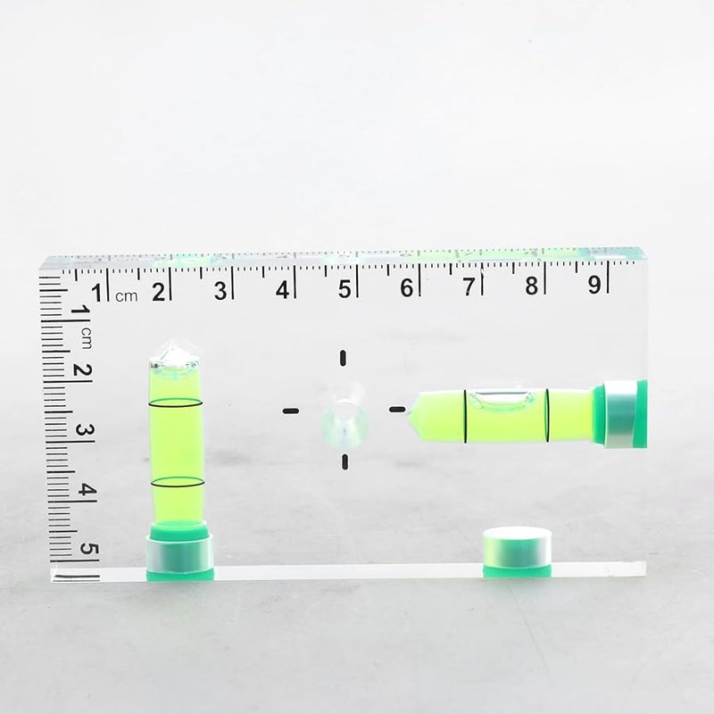 Acrylic Check Bubble Level Tool 75x25x15MM with 90 and 180 Degree Strong Base - Image 4