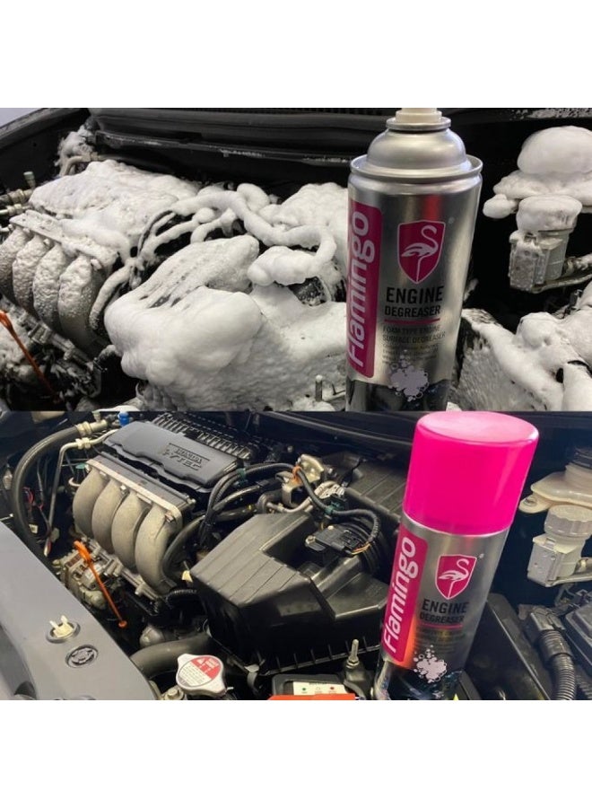 Flamingo Foam Cleaner Engine Cleaner & Degreaser | F008 | 650ML - Image 4