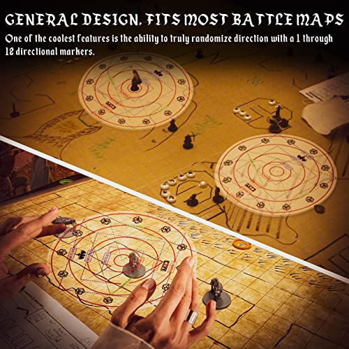 CZYY Upgraded Spell AOE Damage Template Extra Large to 30' Cube & 30' Cone, Acrylic D&D Area Effect Marker with Gift Box - Perfect Tabletop RPG Gaming Accessories, Tools for Dungeons and Dragons, TTRPGs - Image 4