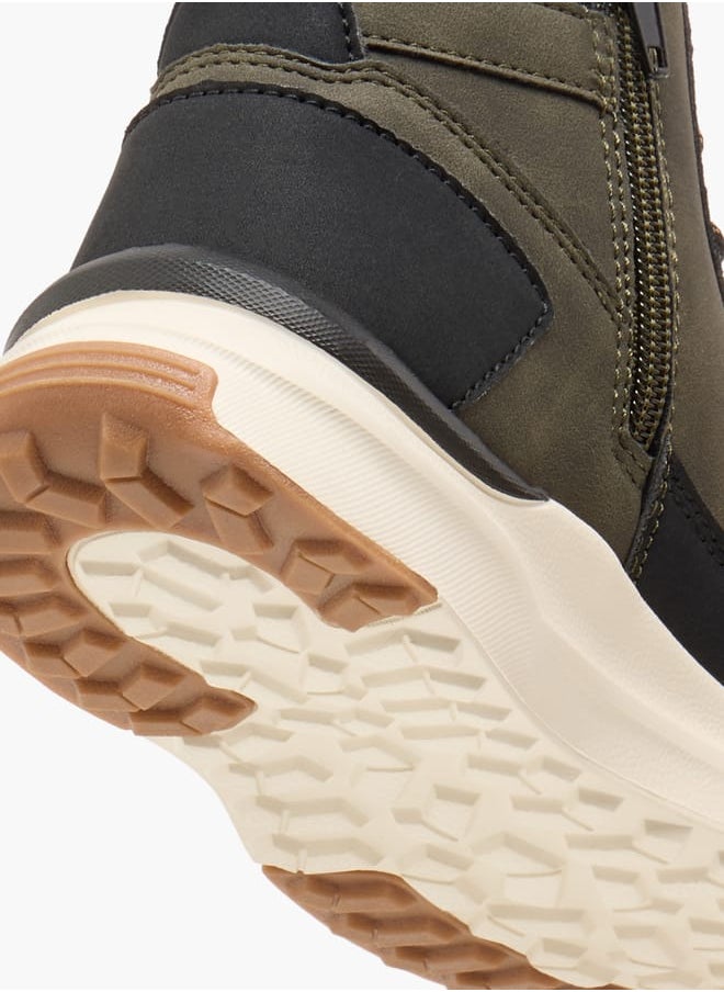 Lee Cooper Boys' High Top Sneakers with Lace-Up Closure  - Image 5