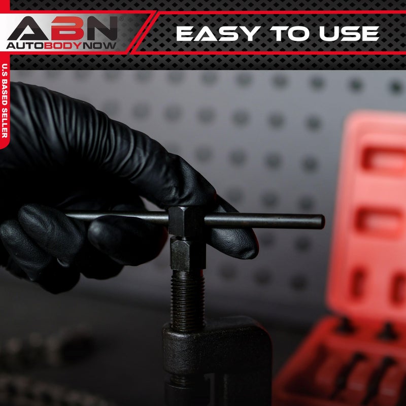 ABN طقم أدوات كسر السلسلة ABN مع صندوق تخزين - 13 قطعة لإزالة روابط السلسلة والدوران للدراجات النارية والدراجات و ATV من 35 إلى 630 - Image 4