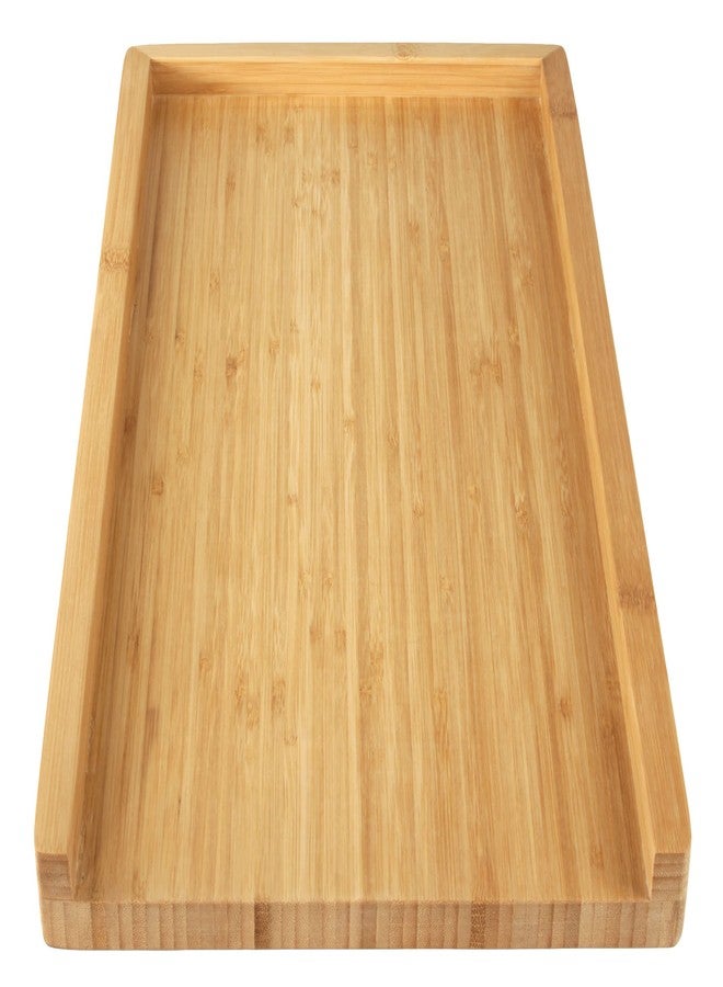 BambooMN Bamboo Griddle Cover/Cutting Board for Viking Cooktops, Vertical Cut with Raised Design, Small (10.25"x19.8"x1.50") - Image 2