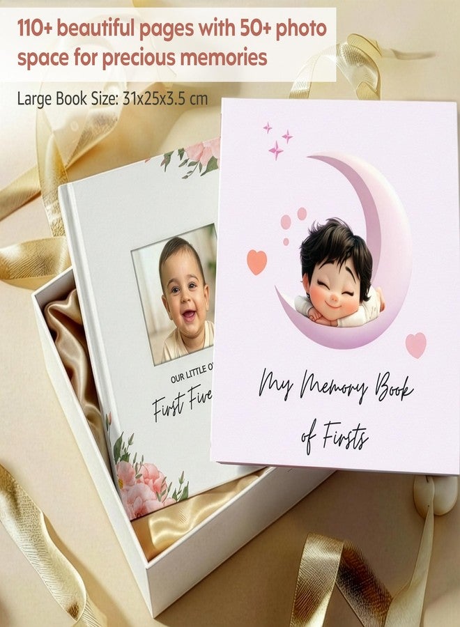 a baby cherry كتاب تسجيل ذكريات الأطفال من بيبي تشيري - كتاب ذكريات ومذكرات للأطفال || أكثر من 110 صفحات || كتاب ذكريات مميز للأولاد والبنات (من 0 إلى 5 سنوات) - هدية مثالية للمواليد الجدد والآباء الجدد - Image 2