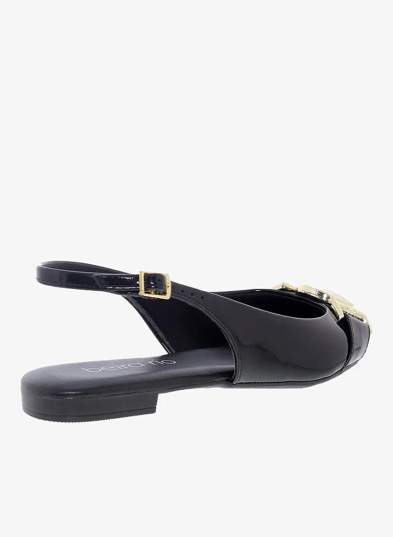 Beira Rio Beira Rio Women’s Flat Sandals with Back Strap – Secure Fit and Lightweight Daily Wear