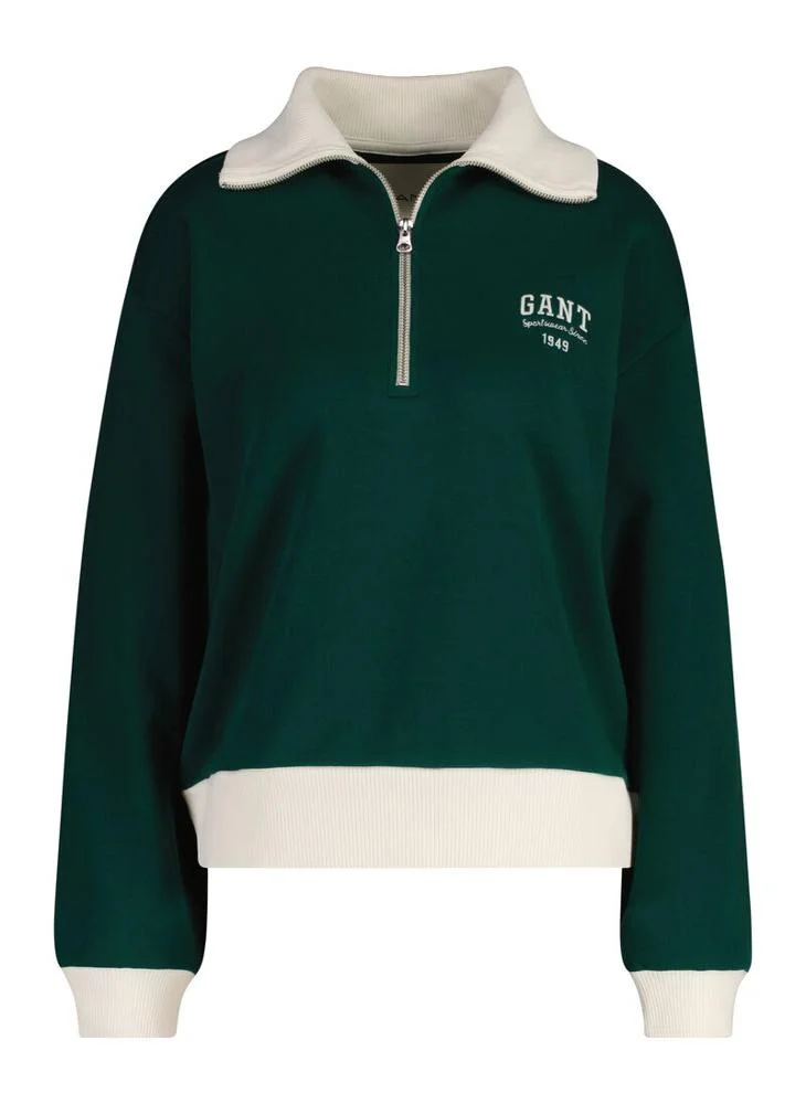 غانت Gant Small Graphic Half-Zip Sweatshirt