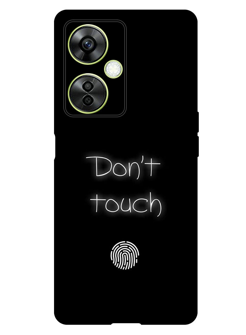 Theodor جراب واقٍ مضاد للخدش ومقاوم للصدمات لهاتف OnePlus Nord CE 3 Lite Dont touch (2) - Image 1