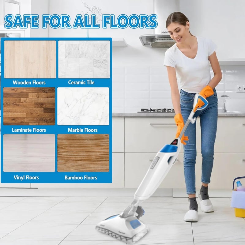 Wisorder 4 Pack Steam Mop Pads for Bissell Powerfresh Steam Mop 1940 1440 1544 1806 2075 Series, Model 19402 19404 19408 19409 1940A 1940F 1940Q 1940T 1940W B0006 B0017, Microfiber Washable, Reusable - Image 5