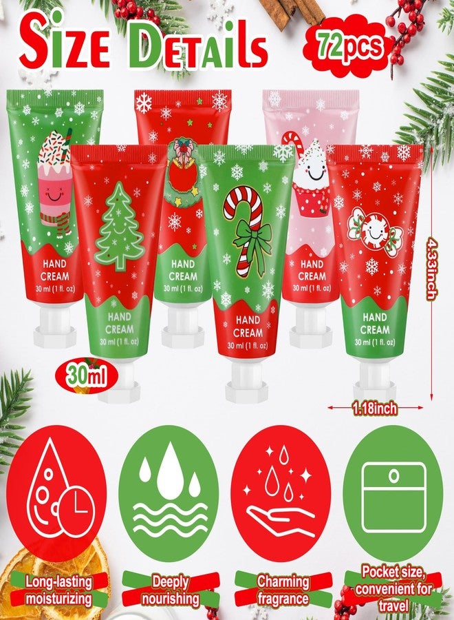 Loopeer 72 Pcs Christmas Hand Cream Gifts Bulk for Women Hand Lotion Travel Size Mini Cremas Para Manos for Dry Cracked Hands Moisturizer Cream for Stocking Stuffers Gift Xmas travel Calendar Advent - Image 2