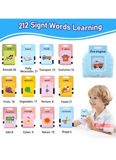 maffick Maffick Bilingual Arabic English Learning Cards Machine ,112 Talking Flash Cards Learning Toys ,Sensory Toys for  Children with 224 Words, Preschool Montessori Toys and Birthday Gift for Kids Ages 2-6  - Image 5