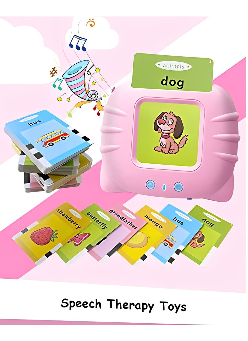 maffick - Maffick Bilingual Arabic English Learning Cards Machine ,112 Talking Flash Cards Learning Toys ,Sensory Toys for  Children with 224 Words, Preschool Montessori Toys and Birthday Gift for Kids Ages 2-6 - Image 1