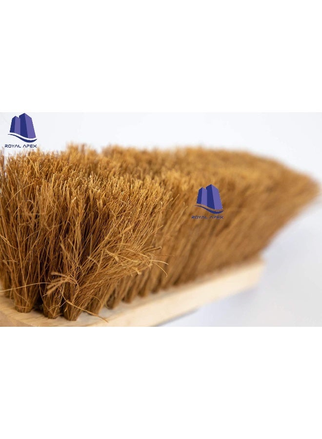 Royal Apex Sweeping Broom Head Soft Or Stiff Bristles For Indoor Or Outdoor Yard Use With Stick 12 Inch - Image 3