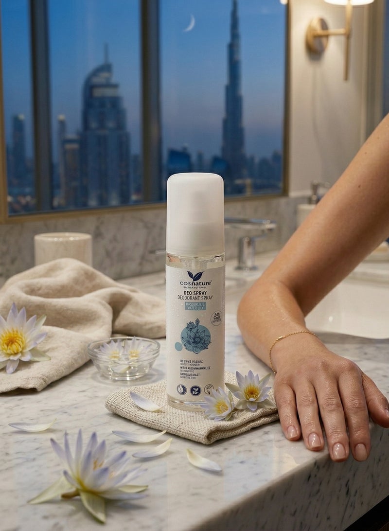 cosnature Deo Spray Waterlily – Long-Lasting Freshness & Gentle Care – 75 ML – Made in Germany - Image 3