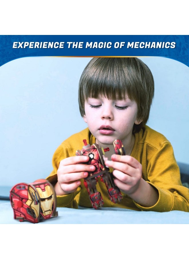 Skillmatics STEM Building Toy - Buildables Iron Man, Gifts for Ages 8 and Up, Action Figures & Collectible Toys