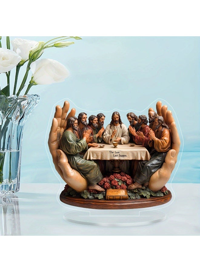 general SM SunniMix Acrylic Table Decoration Decorative Sign, Holiday Tabletop Centerpiece Plaque, Collectible Shelf Decor, Desktop Ornament - Image 2