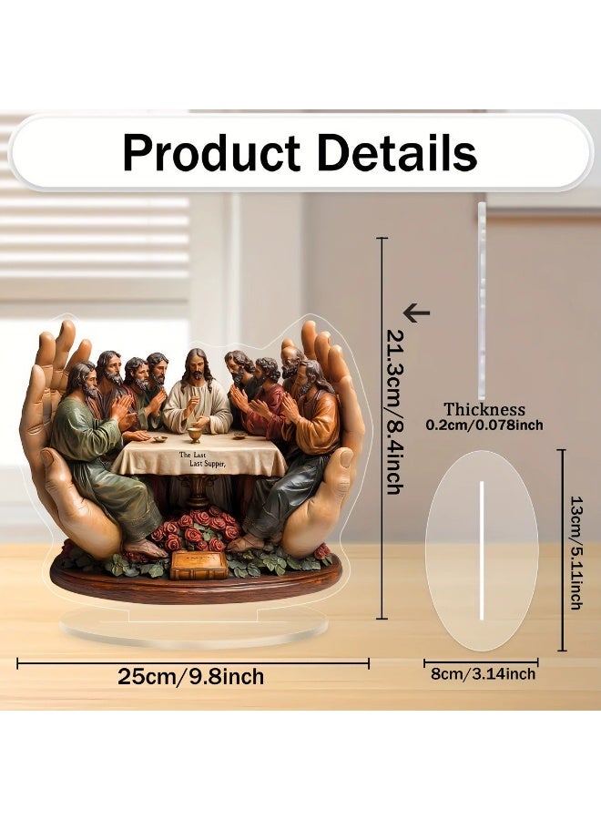 general SM SunniMix Acrylic Table Decoration Decorative Sign, Holiday Tabletop Centerpiece Plaque, Collectible Shelf Decor, Desktop Ornament - Image 3