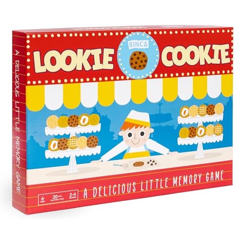 Binca Lookie Cookie - A Memory Card Game for Kids Ages 6 and Up | Fun Memory and Concentration Building Game | Gift to Build Cognitive Skills for Ages 4,5,6 (2-4 Players) - Image 1