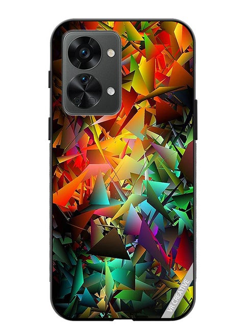 Protective Case Cover For OnePlus Nord 2T Abstract Design Multicolour