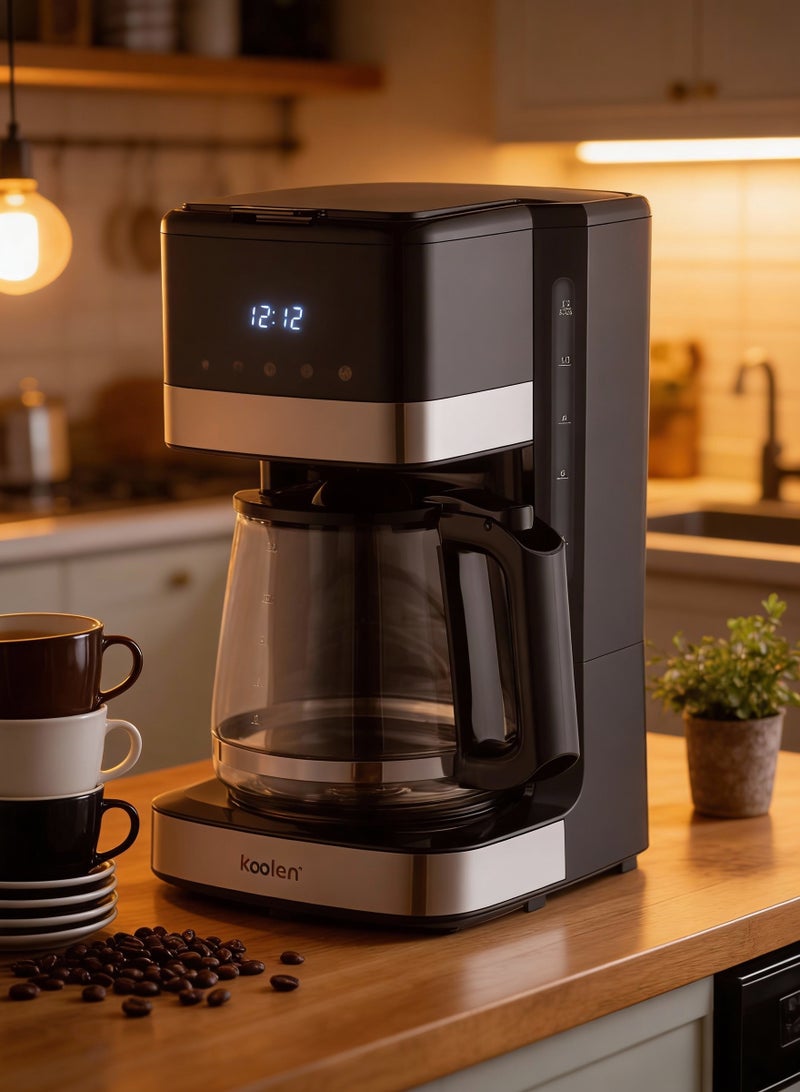 KOOLEN Coffee Maker 1.8 L 1000 W 800100017 black - Image 4