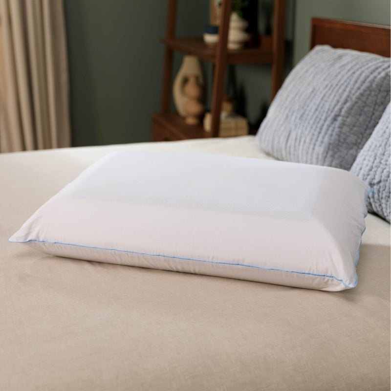 Tempur-Pedic TEMPUR-Cloud Dual Cooling Pillow, Queen, White - Image 1