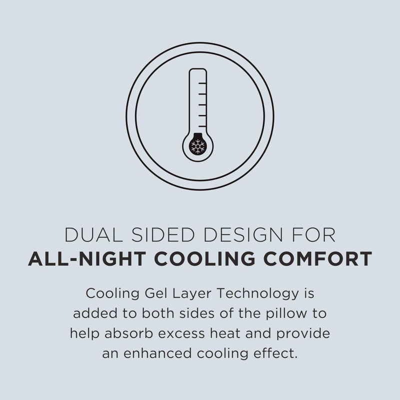 Tempur-Pedic TEMPUR-Cloud Dual Cooling Pillow, Queen, White - Image 4