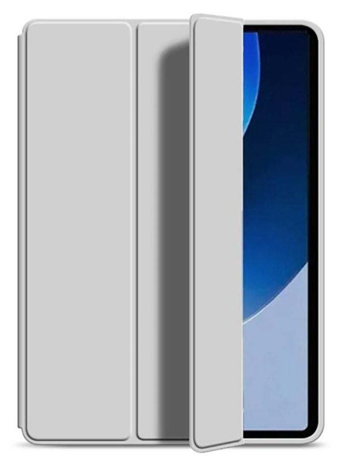 لـ HUAWEI MatePad 12X غطاء الحالة ، التلقائي الاستيقاظ / النوم ، لمس الجلد المريح ، غطاء واقي ثلاثي الوقوف النحيف مع TPU الناعمة الخلفية ، الرمادي - Image 1