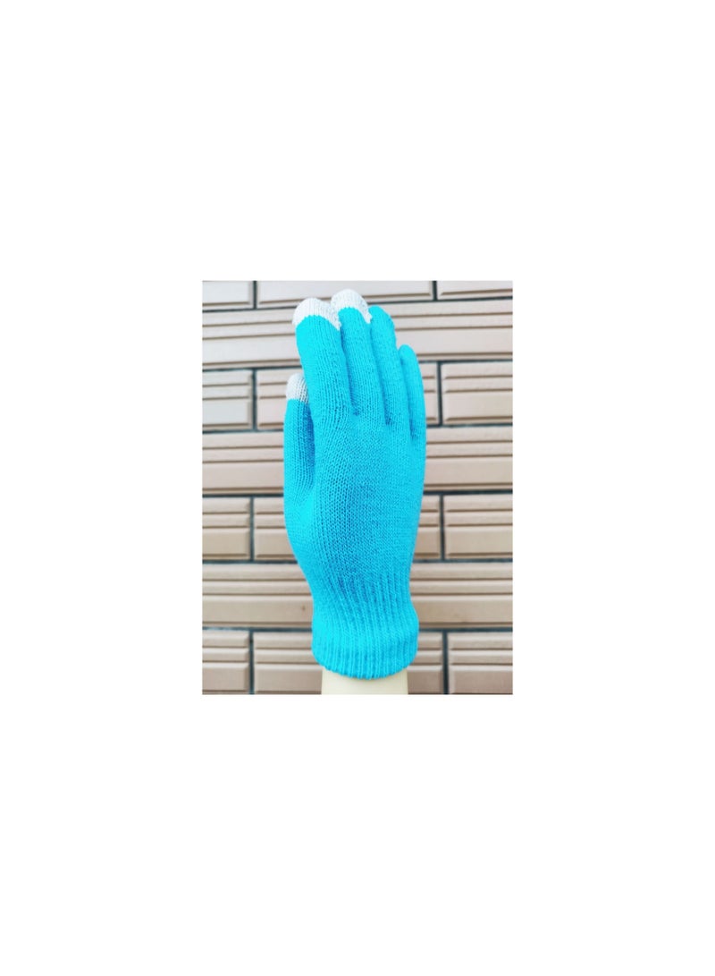 Loquat Solid Knit Gloves