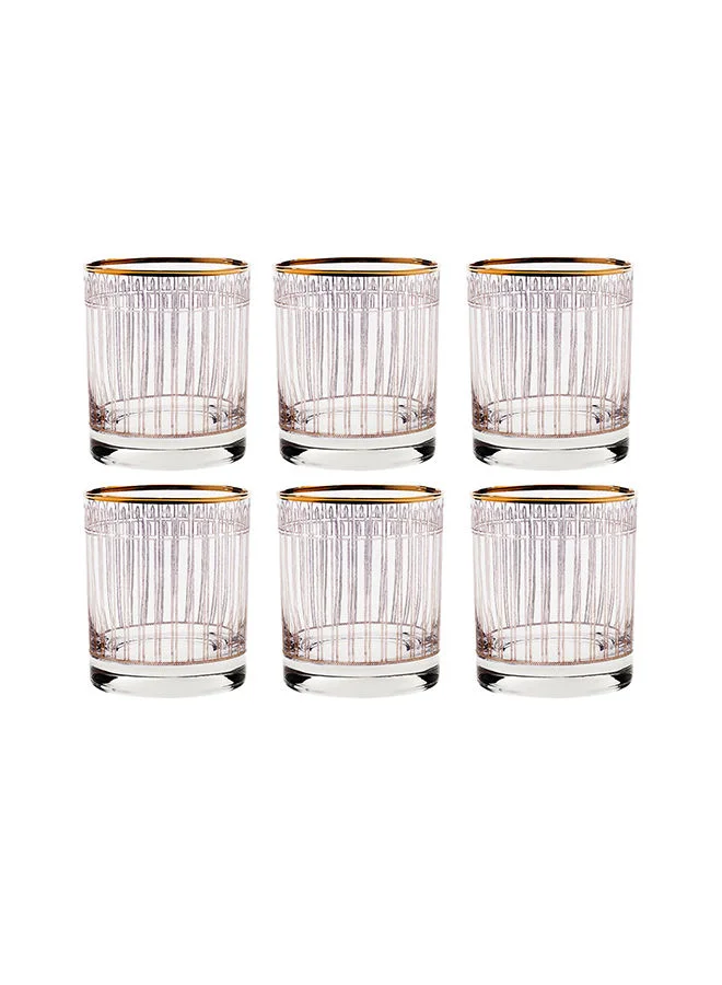 Villeroy & Boch 6-Piece Bonton Gold Short Drink Glasses