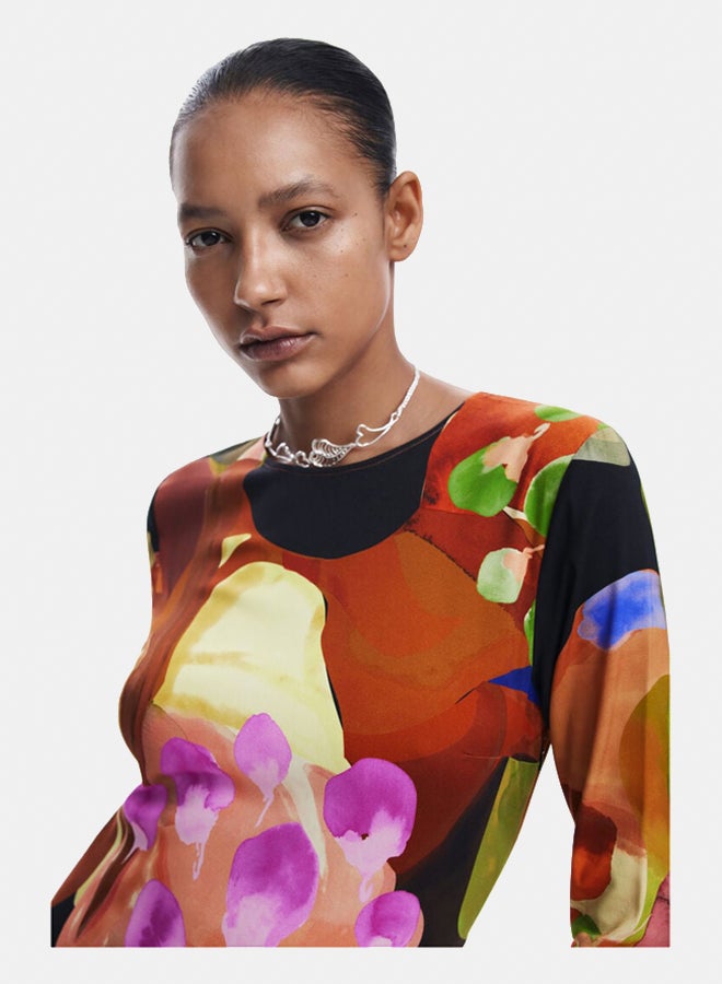 DESIGUAL Printed Midi Dress M. Christian Lacroix  - Image 4