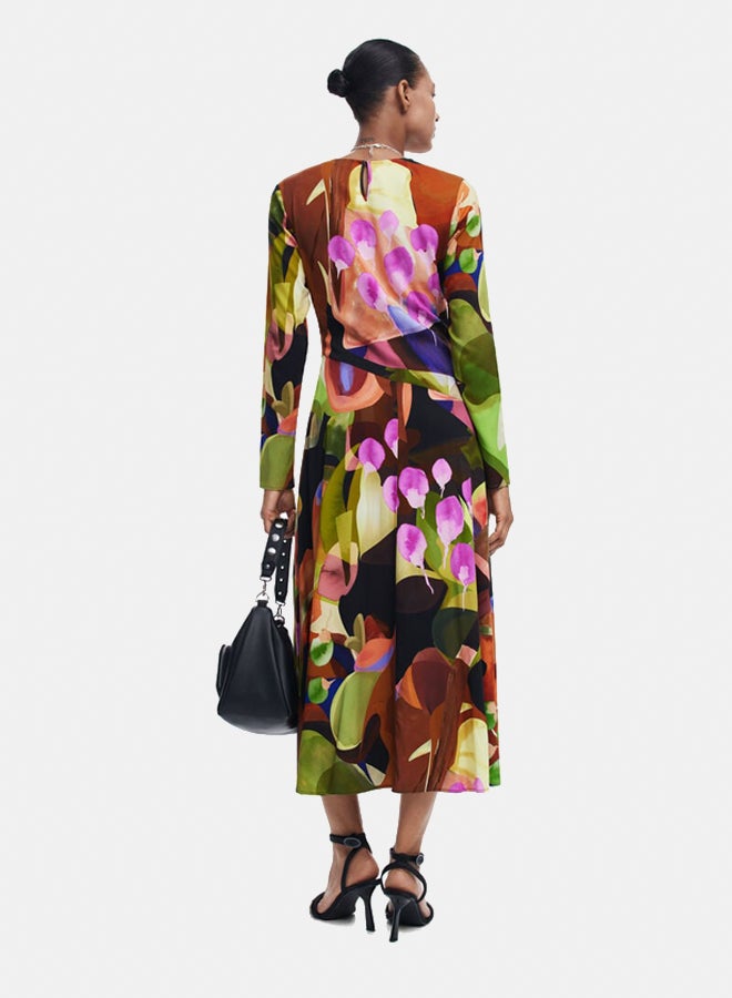 DESIGUAL Printed Midi Dress M. Christian Lacroix  - Image 5