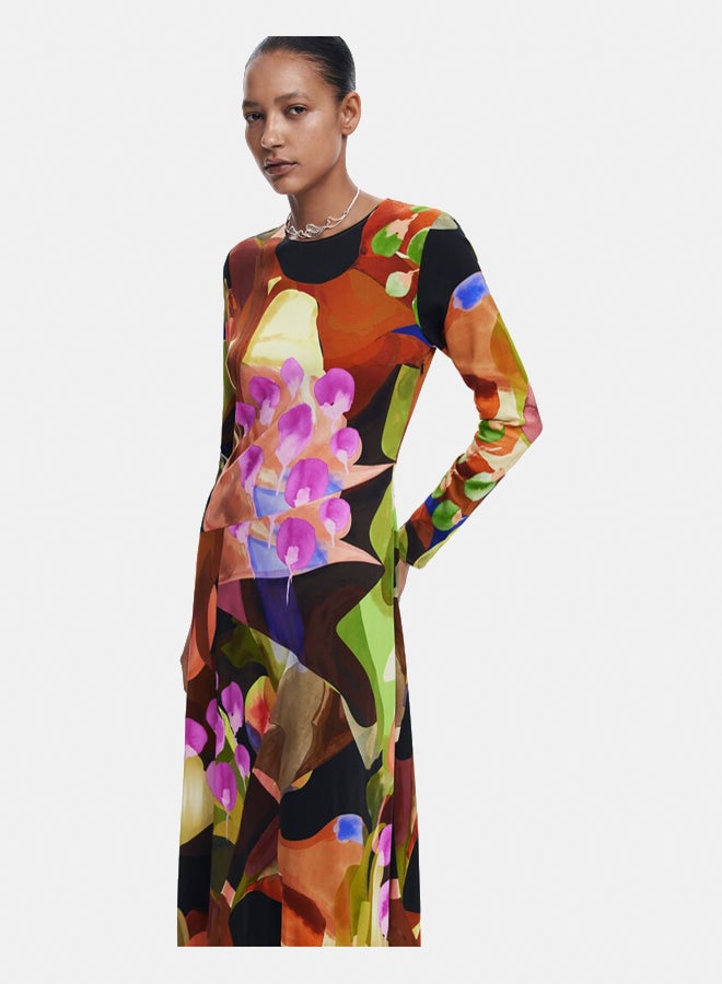 DESIGUAL Printed Midi Dress M. Christian Lacroix  - Image 2