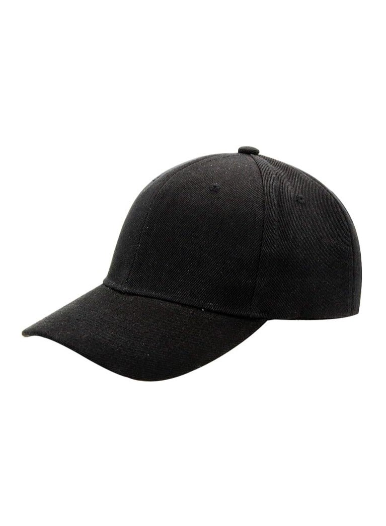 BEYTOR BEYTOR Stiff Structured Front Panels Baseball Cap Golf Dad Hat for Women and Men Hat Black  - Image 1
