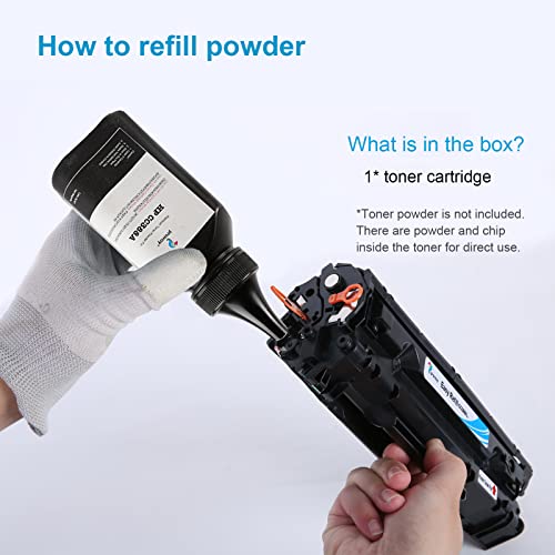 proffisy Easy Refill 88A Toner Cartridge 88X CC388X Toner Cartridge Extra Large Volume 3000 Pages Yield Compatible with HP LJ Printer M1136 MFP, M126nw MFP, P1007, P1108, P1008 -1PCS - Image 4
