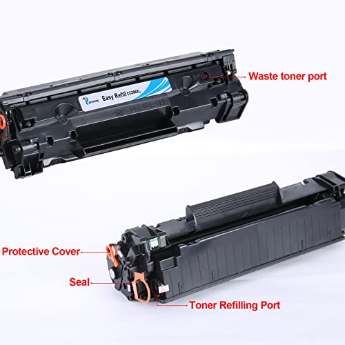 proffisy Easy Refill 88A Toner Cartridge 88X CC388X Toner Cartridge Extra Large Volume 3000 Pages Yield Compatible with HP LJ Printer M1136 MFP, M126nw MFP, P1007, P1108, P1008 -1PCS - Image 3