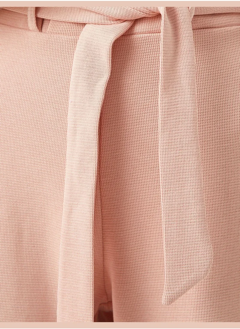 KOTON 100% Cotton Lace Up Pyjamas Bottom