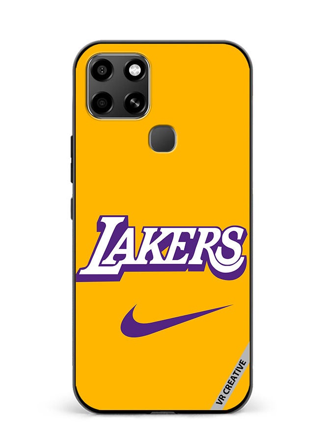 VR CREATIVE Protective Case Cover For Infinix Smart 6 Lakers Design Multicolour - Image 1