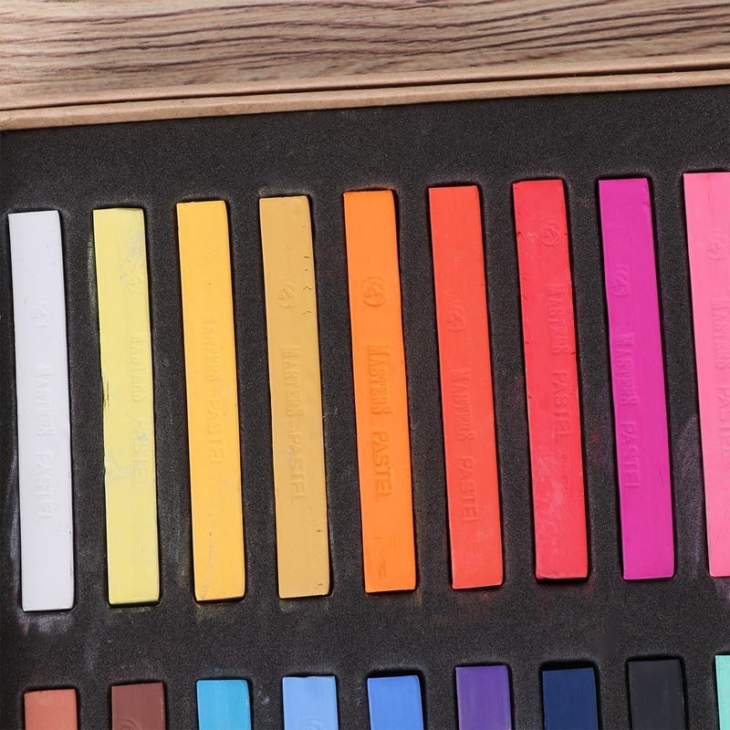 1 Box Pastel Chalks in Vibrant Colors Chunky Pastel Sticks for Sketching Drawing Graffiti and Crafting Suitable for Beginners and Professional Artists Portable Box Packaging - Image 4