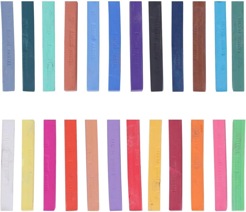 1 Box Pastel Chalks in Vibrant Colors Chunky Pastel Sticks for Sketching Drawing Graffiti and Crafting Suitable for Beginners and Professional Artists Portable Box Packaging - Image 1