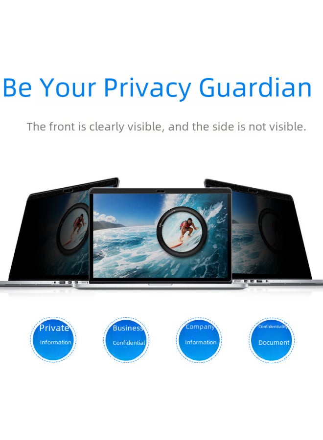 Suitable For Apple MacBookProRetina15.4 Inch Notebook Anti-peep Film Intelligent Magnetic Self-priming Protective Film-Color:Computer Anti-peep Film (hanging)-Dimensions:macbookprotouch Bar13.3(A1706 A1989 A1708) - Image 4