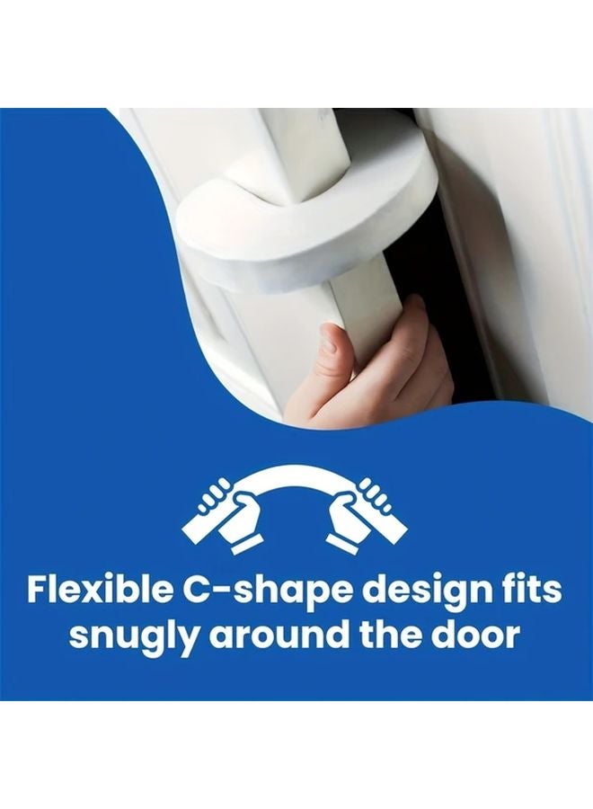 6pcs Anti Pinch Door Stopper Safety Protector For Wardrobe Window Cabinet No Drill Installation - Image 5