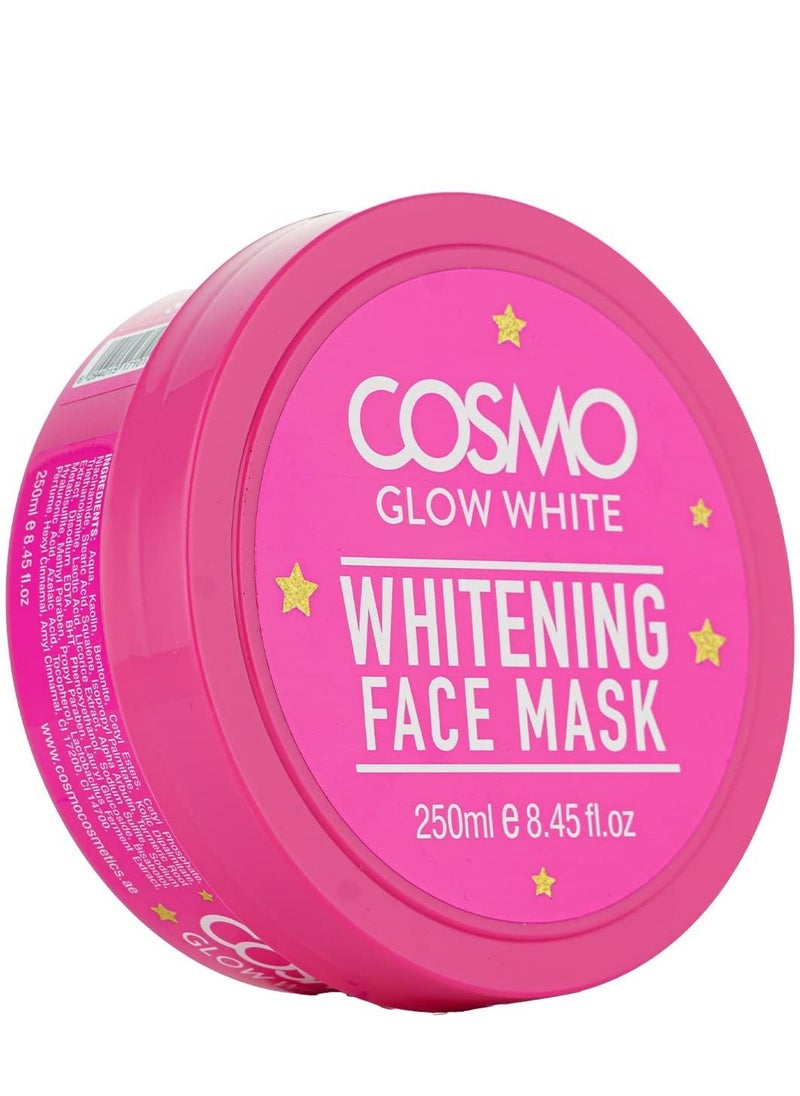 COSMO Cosmo Glow White Whitening Face Mask 250ml, Skin Care, Reduce Dark Spot, Purifies, Hydrates & Brighten Skin, For Men and Women  - Image 1