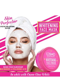 COSMO Cosmo Glow White Whitening Face Mask 250ml, Skin Care, Reduce Dark Spot, Purifies, Hydrates & Brighten Skin, For Men and Women  - Image 2