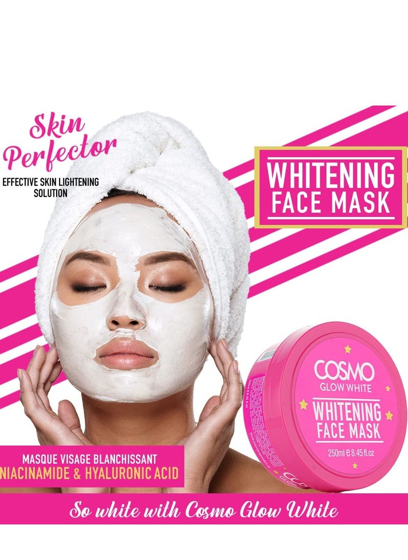 COSMO Cosmo Glow White Whitening Face Mask 250ml, Skin Care, Reduce Dark Spot, Purifies, Hydrates & Brighten Skin, For Men and Women  - Image 2