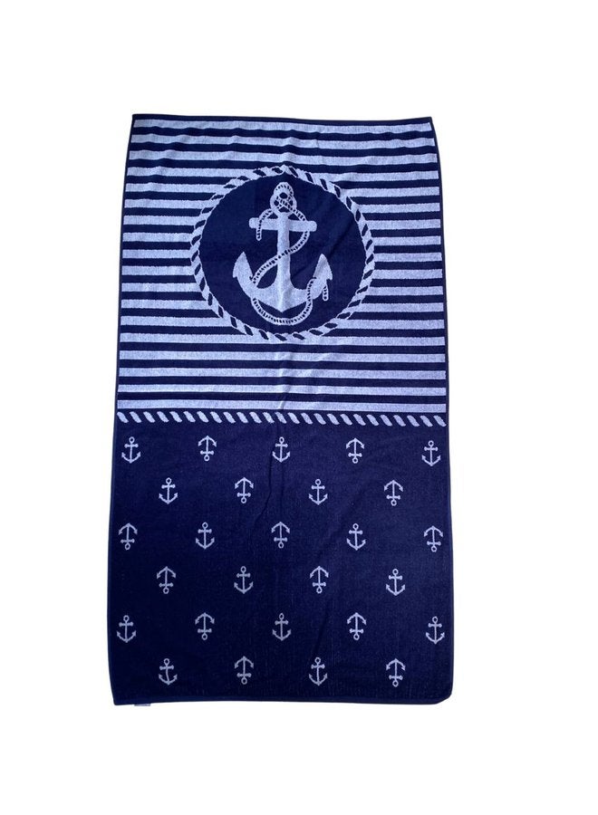 توالا بشكير بحر توالا,شكل هيلب , قطن 100%, ذو امتصاص عالي مقاس 86*160 - Image 2