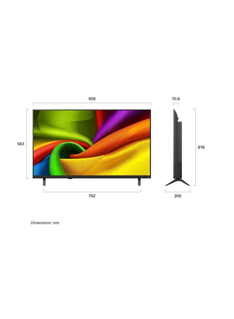 إل جي LG 43" NANO 4K UHD AI Smart TV 2026 – NanoCell | α7 AI Processor Gen9 | HDR10 Pro | webOS | AI Hub | VRR | LG Shield-43NU850B6LA 43NU850B6LA black - Image 3