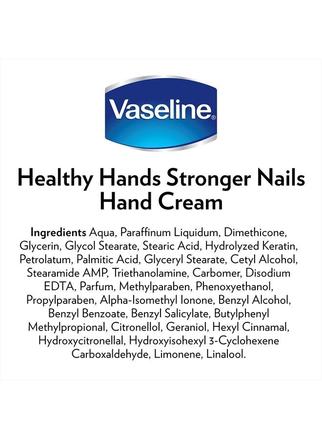 Vaseline كريم يدين لليدين الجافتين جداً، كريم عناية مكثفة لليدين الصحية وأظافر أقوى 75 مل - Image 4