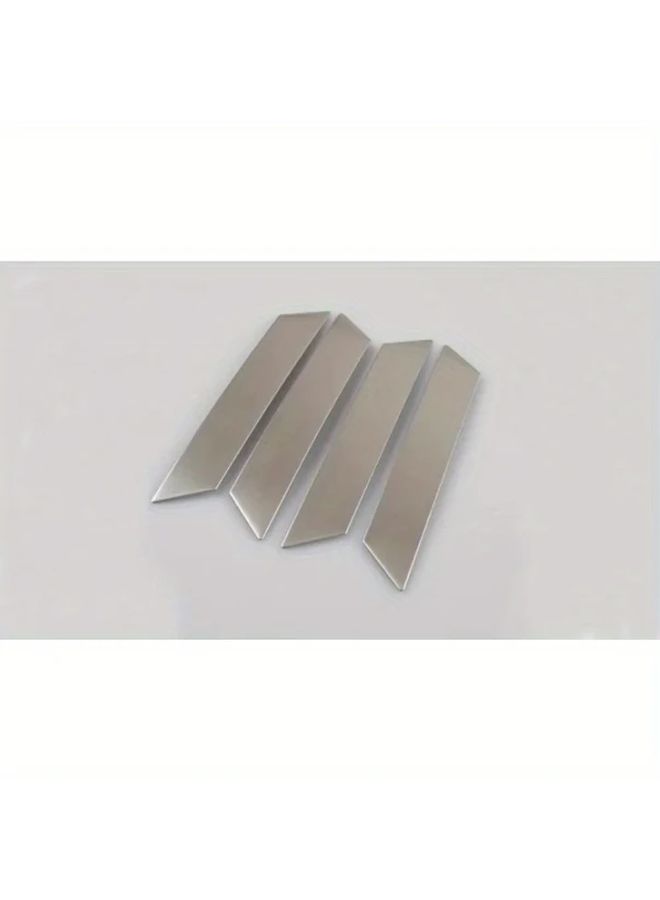 Silvery 4pcs Interior Door Armrest Stainless Steel Trim For VW Golf 7 MK7 MK7.5 - Image 5